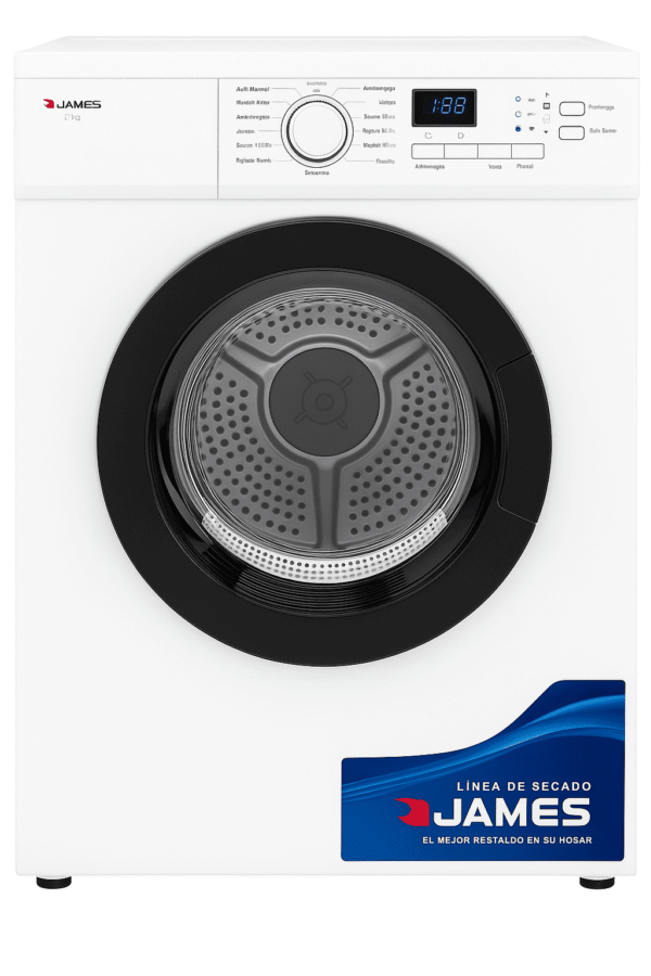 ChatGPT Image 29 ago 2025, 05_22_10 p.m. (1) Secarropas James 7 Kg Display Antiarrugas Regulable